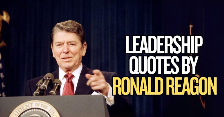 Read more about the article 18 Leadership Quotes From Ronald Reagan